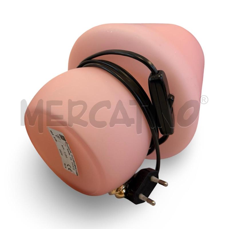 BLOCCO LAMPADE ROSA ANNI 80 | Mercatino dell'Usato Osasco 3