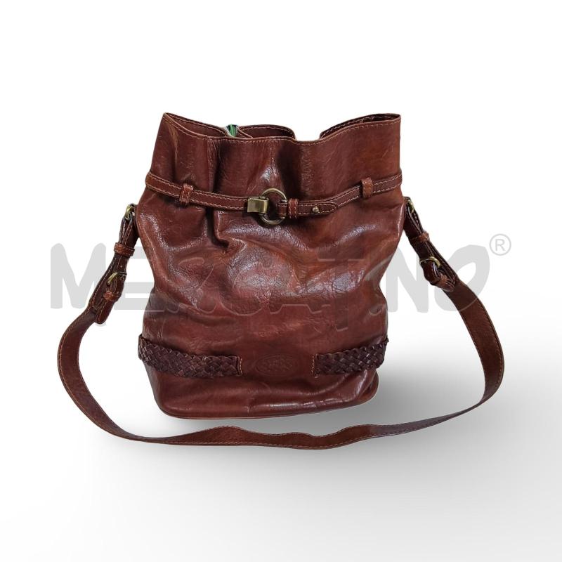 BORSA DONNA A SECCHIELLO CUOIO THE BRIDGE | Mercatino dell'Usato Osasco 1