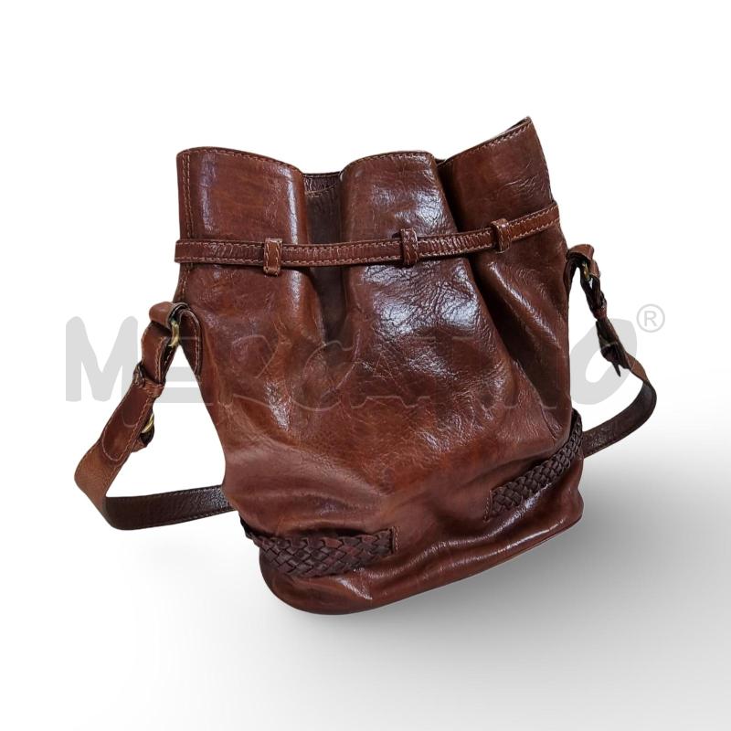 BORSA DONNA A SECCHIELLO CUOIO THE BRIDGE | Mercatino dell'Usato Osasco 2