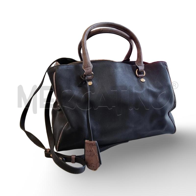 BORSA DONNA BAULETTO ALVIERO MARTINI I CLASSE CON TRACOLLA LINEA GRAINY NIGHT NERO LI | Mercatino dell'Usato Osasco 1