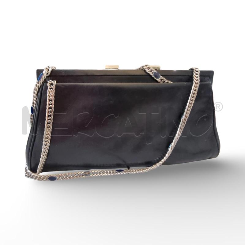 BORSA DONNA BLU CARTIER MANICO CATENA E INSERTI BLU | Mercatino dell'Usato Osasco 2