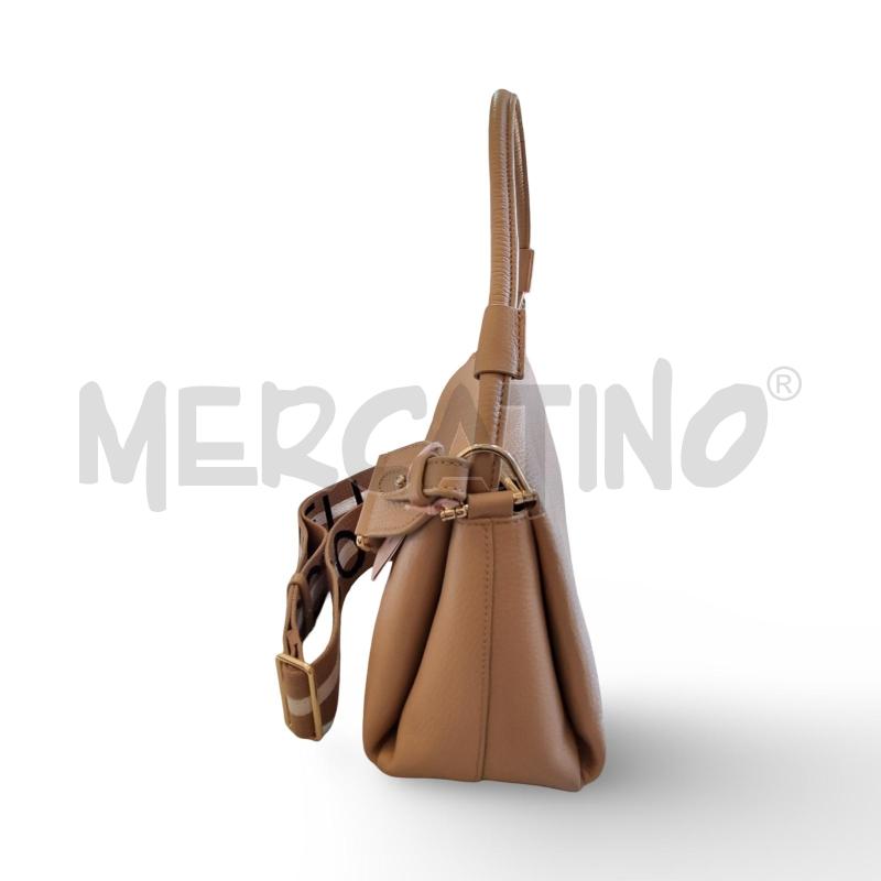 BORSA DONNA COCCINELLE BEIGE + TRACOLLA  | Mercatino dell'Usato Osasco 3