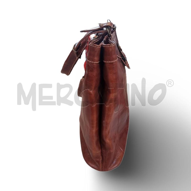 BORSA DONNA CUOIO DUE MANICI | Mercatino dell'Usato Osasco 3