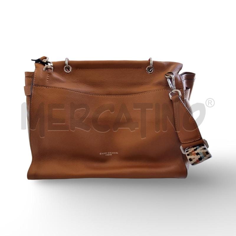 BORSA DONNA GIANNI CHIARINI MARRONE + TRACOLLA  | Mercatino dell'Usato Osasco 2