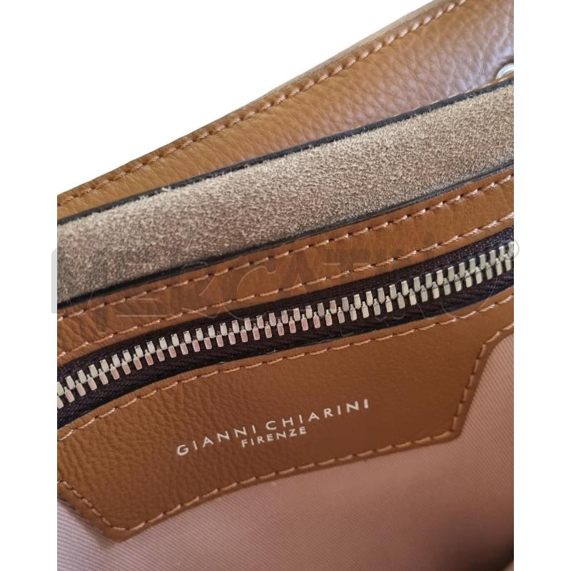 BORSA DONNA GIANNI CHIARINI MARRONE + TRACOLLA  | Mercatino dell'Usato Osasco 4