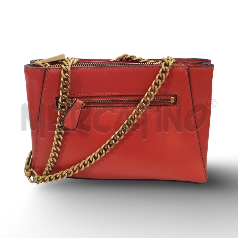 BORSA DONNA GUESS ARANCIONE TRACOLLA DORATA  | Mercatino dell'Usato Osasco 2