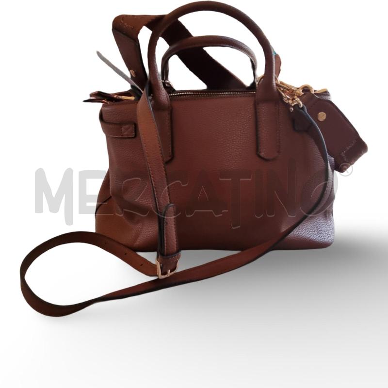 BORSA DONNA LIUJO MARRONE DOPPIA TRACOLLA | Mercatino dell'Usato Osasco 2