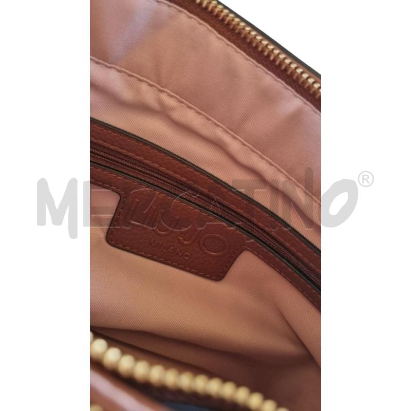 BORSA DONNA LIUJO MARRONE DOPPIA TRACOLLA | Mercatino dell'Usato Osasco 4