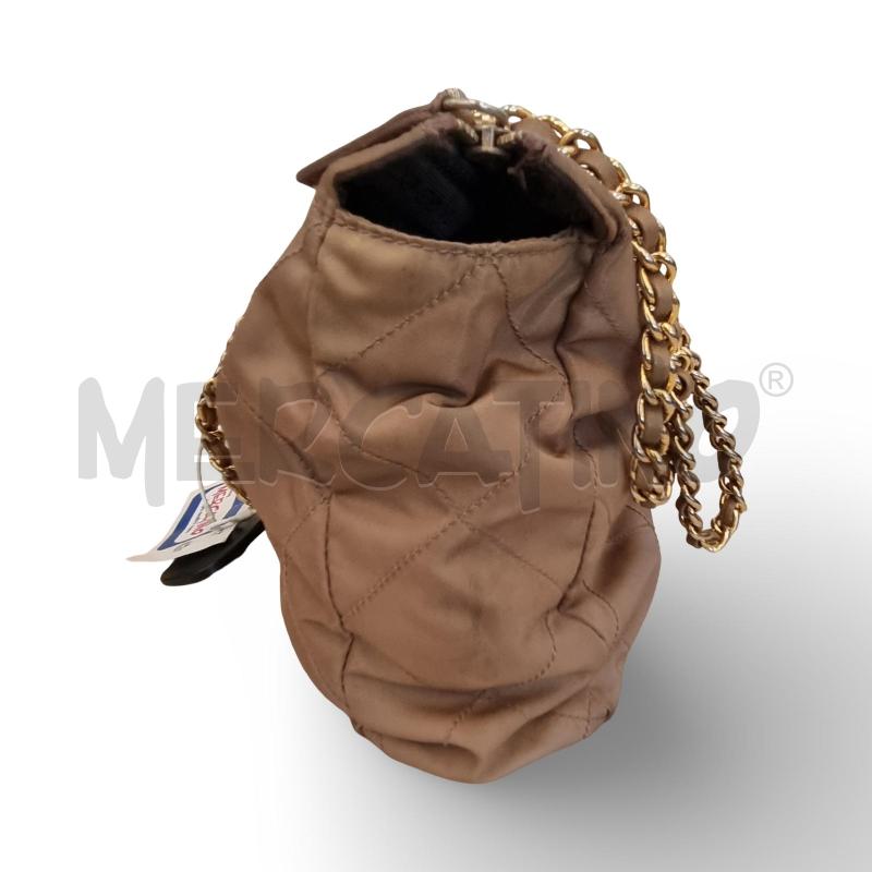 BORSA DONNA PRADA BEIGE CATENELLA TESSUTO  | Mercatino dell'Usato Osasco 3