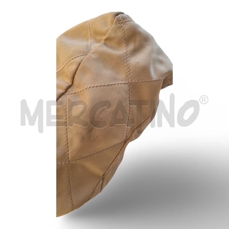BORSA DONNA PRADA BEIGE CATENELLA TESSUTO  | Mercatino dell'Usato Osasco 4