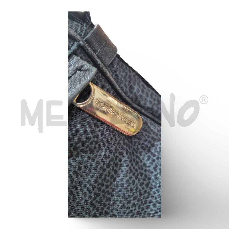 BORSA DONNA  BORBONESE NERA TRACOLLA LUNGA | Mercatino dell'Usato Osasco 4