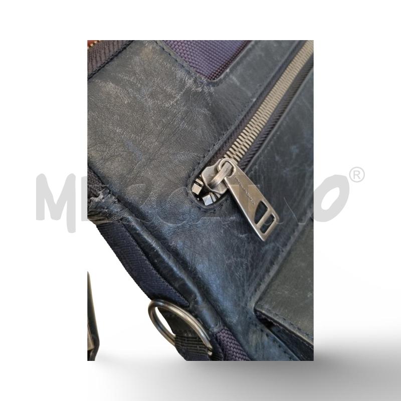 BORSELLO UOMO  PIQUADRO BLU PORTA COMPUTER | Mercatino dell'Usato Osasco 4