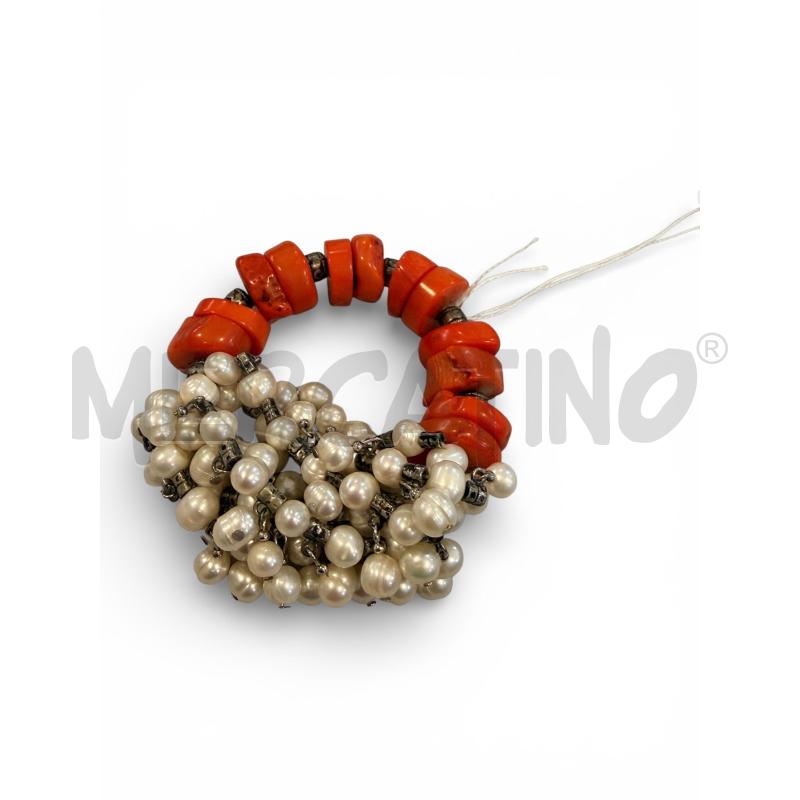 BRACCIALE DONNA PERLE E CORALLI | Mercatino dell'Usato Osasco 2