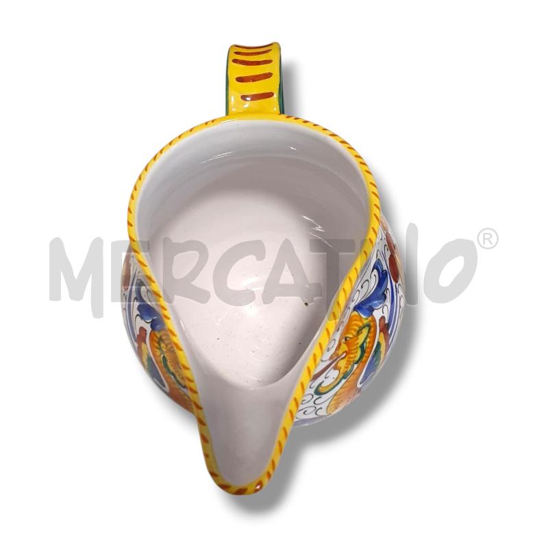 BROCCA MAIOLICA R. DERUTA DIPINTA A MANO BECCUCCIO LUNGO | Mercatino dell'Usato Osasco 3