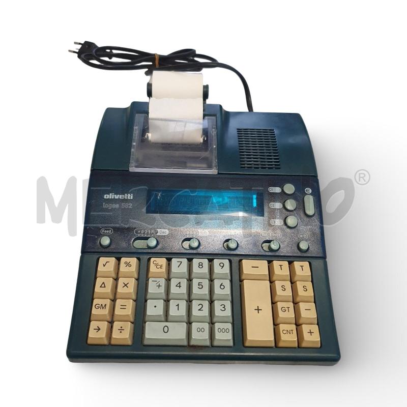 CALCOLATRICE VINTAGE OLIVETTI LOGOS 582  | Mercatino dell'Usato Osasco 1