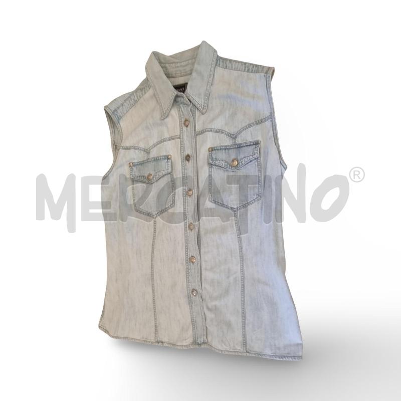 CAMICIA DONNA JEANS SMANICATA VERSACE | Mercatino dell'Usato Osasco 1