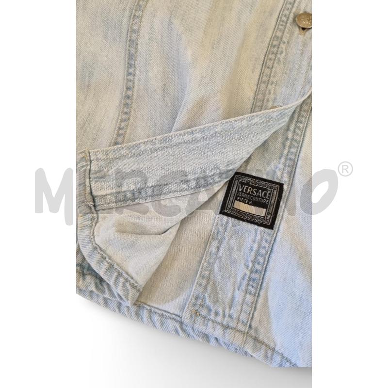 CAMICIA DONNA JEANS SMANICATA VERSACE | Mercatino dell'Usato Osasco 4
