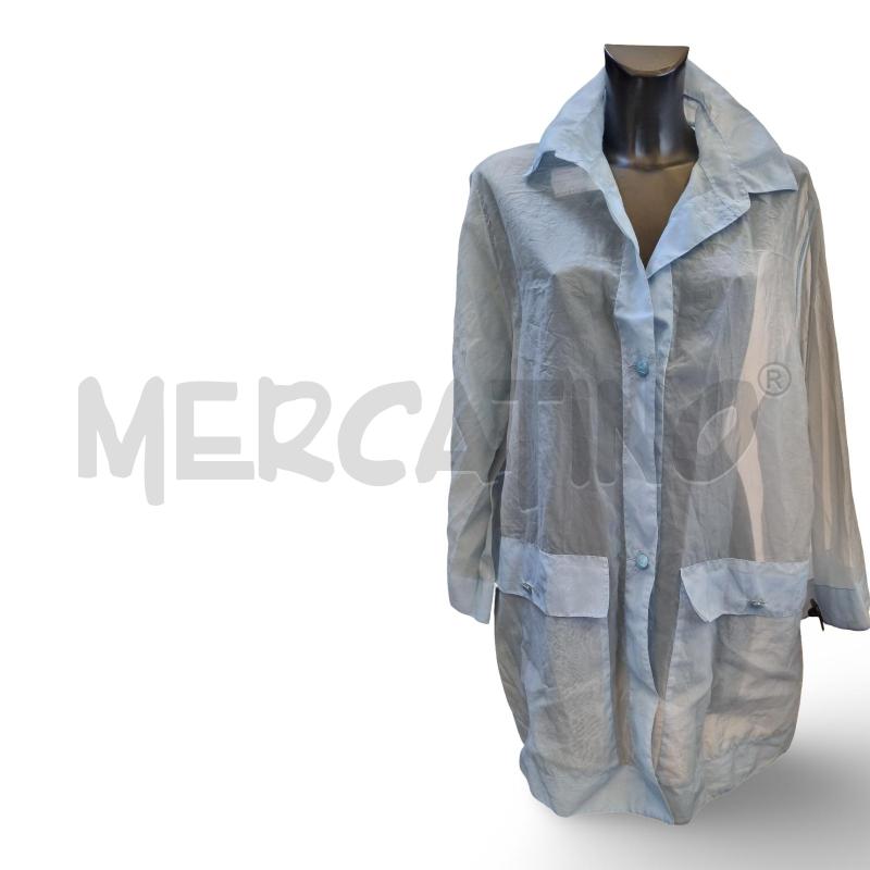CAMICIA DONNA MONTANA  AZZURRA TRASPARENTE | Mercatino dell'Usato Osasco 1