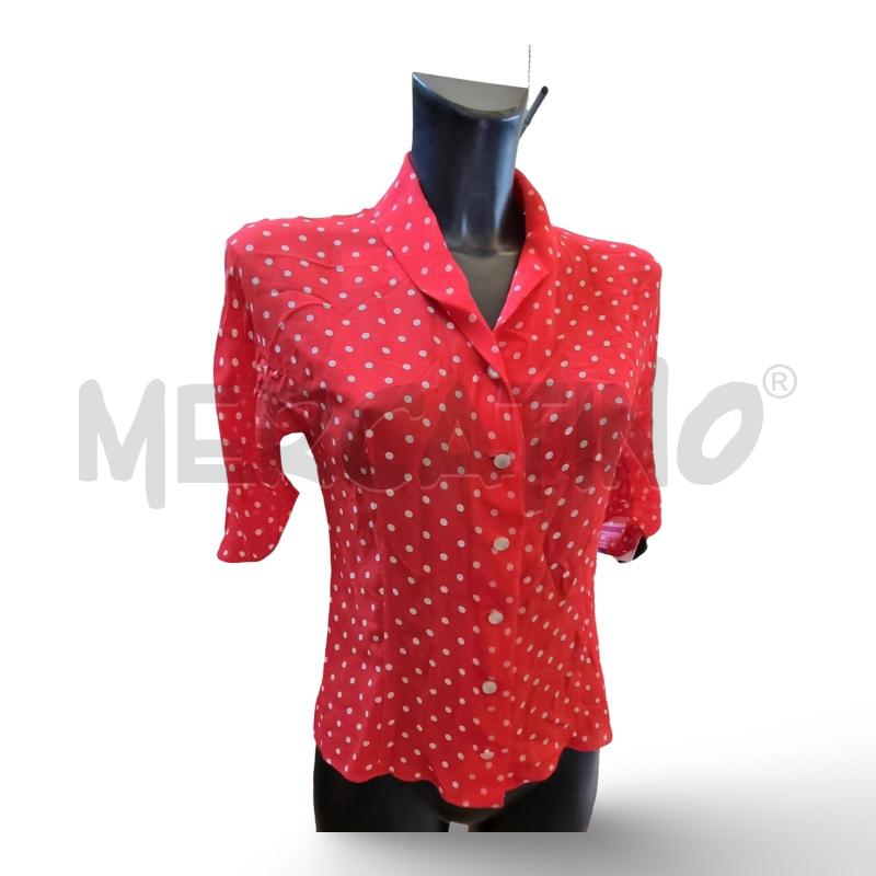 CAMICIA DONNA VALENTINO  POIS ROSSA E BIANCHI | Mercatino dell'Usato Osasco 1