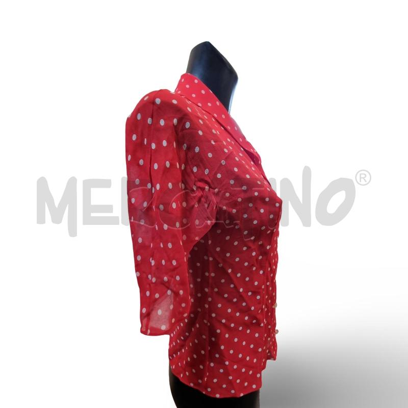 CAMICIA DONNA VALENTINO  POIS ROSSA E BIANCHI | Mercatino dell'Usato Osasco 2