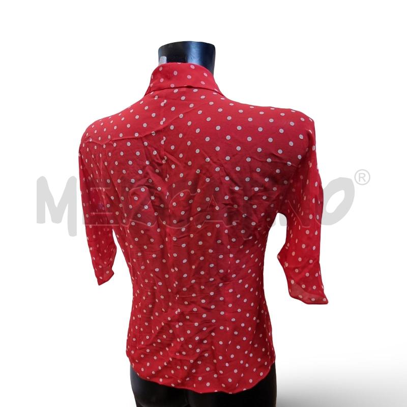 CAMICIA DONNA VALENTINO  POIS ROSSA E BIANCHI | Mercatino dell'Usato Osasco 3