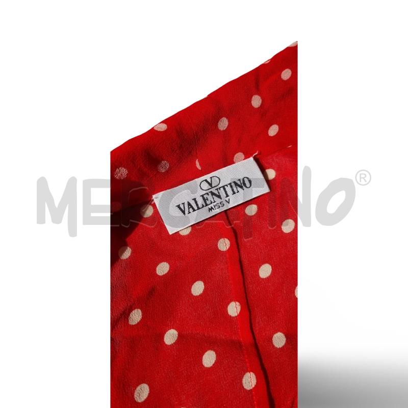 CAMICIA DONNA VALENTINO  POIS ROSSA E BIANCHI | Mercatino dell'Usato Osasco 4