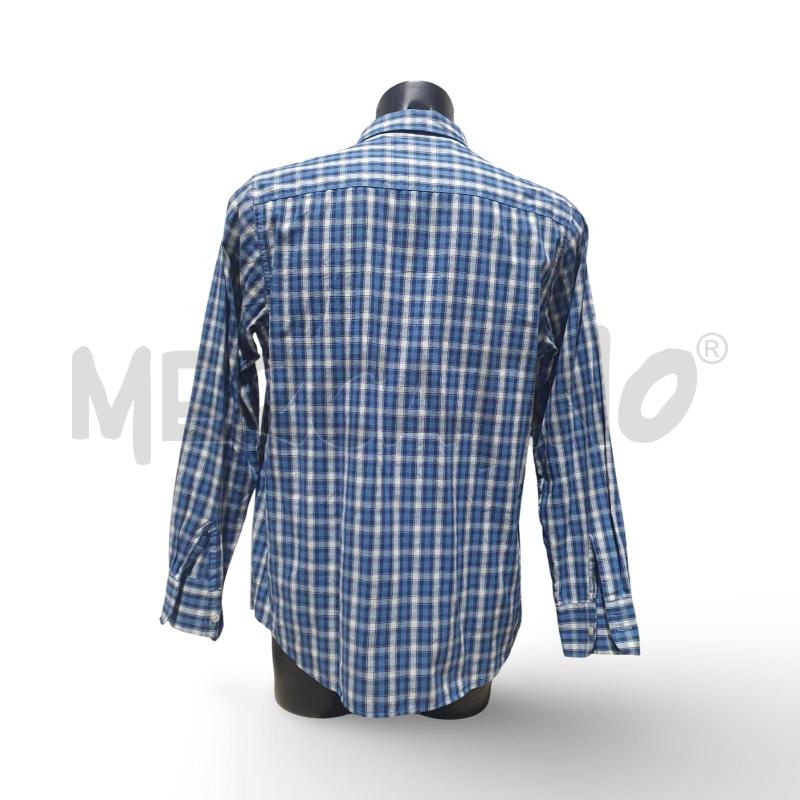 CAMICIA UOMO LEVIS QUADRETTI BIANCA E CELESTE  | Mercatino dell'Usato Osasco 2