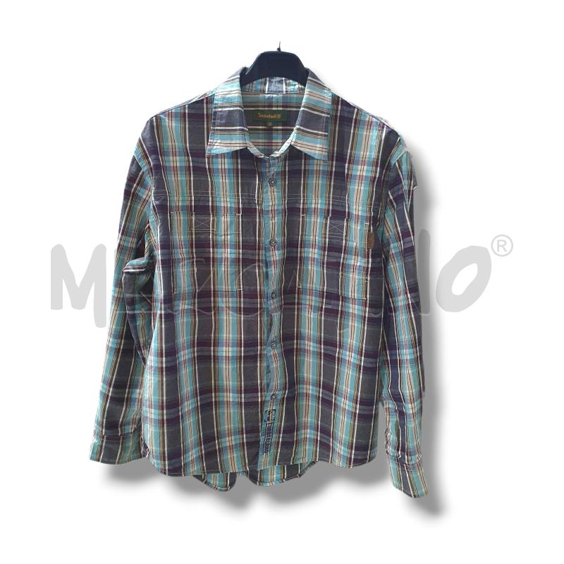 CAMICIA UOMO TIMBERLAND QUADRETTO   AZZURRO GRIGIO | Mercatino dell'Usato Osasco 1