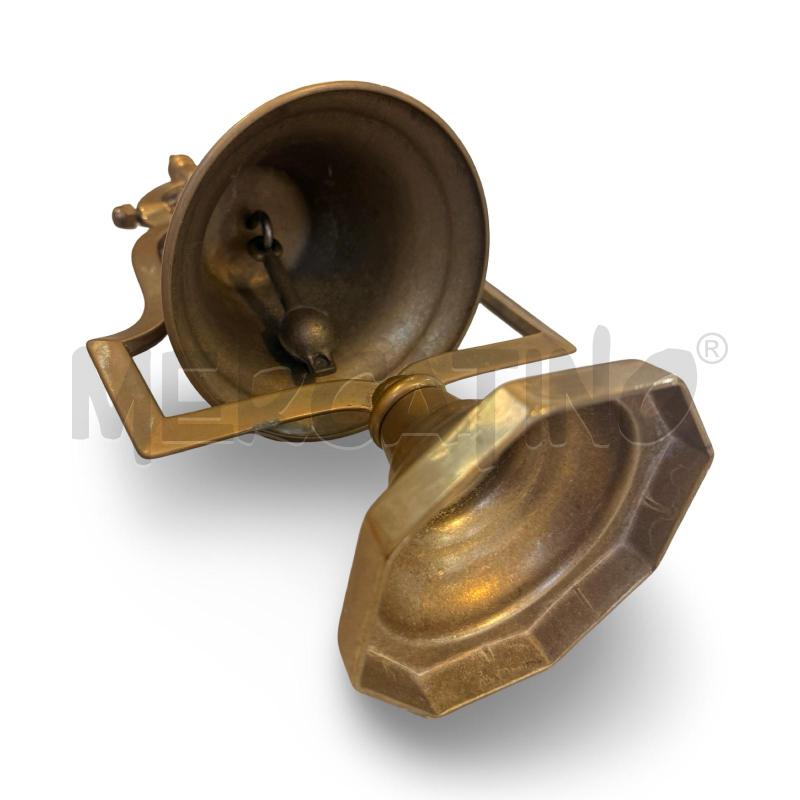 CAMPANELLA IN OTTONE H 28CM  | Mercatino dell'Usato Osasco 4