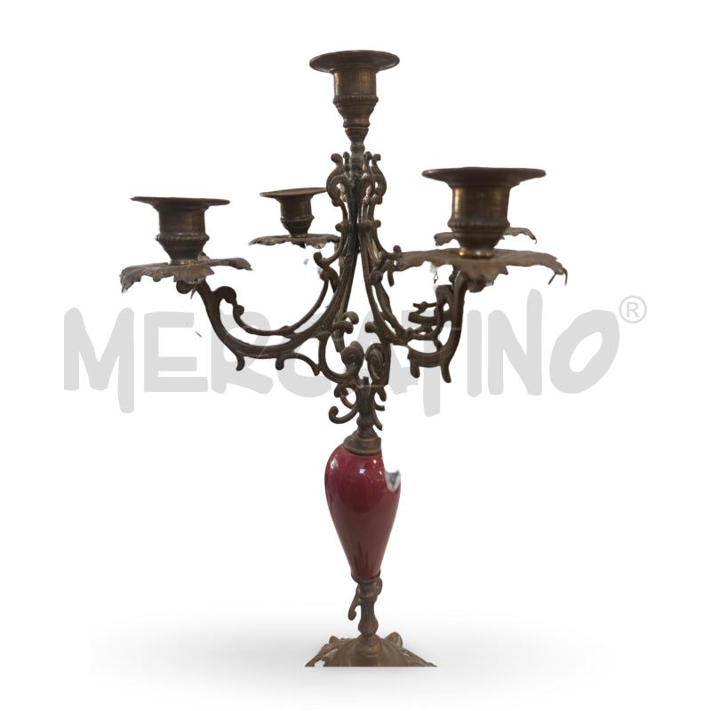 CANDELABRI PZ. 2 STILE ECLETTICO, 45 CM | Mercatino dell'Usato Osasco 3