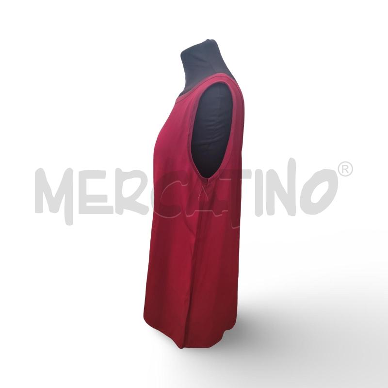 CANOTTA DONNA  YVES SAINT LAURENT ROSSA | Mercatino dell'Usato Osasco 3