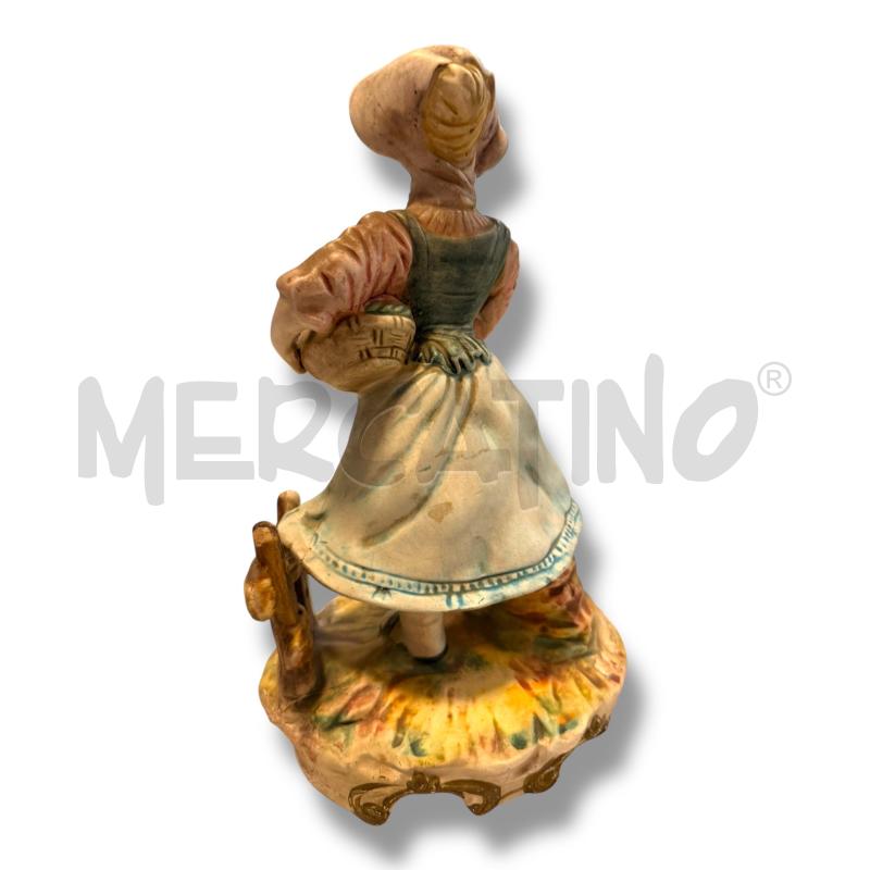CAPODIMONTE INCOLLATO PASTORELLA ALTEZZA 28 CM | Mercatino dell'Usato Osasco 3