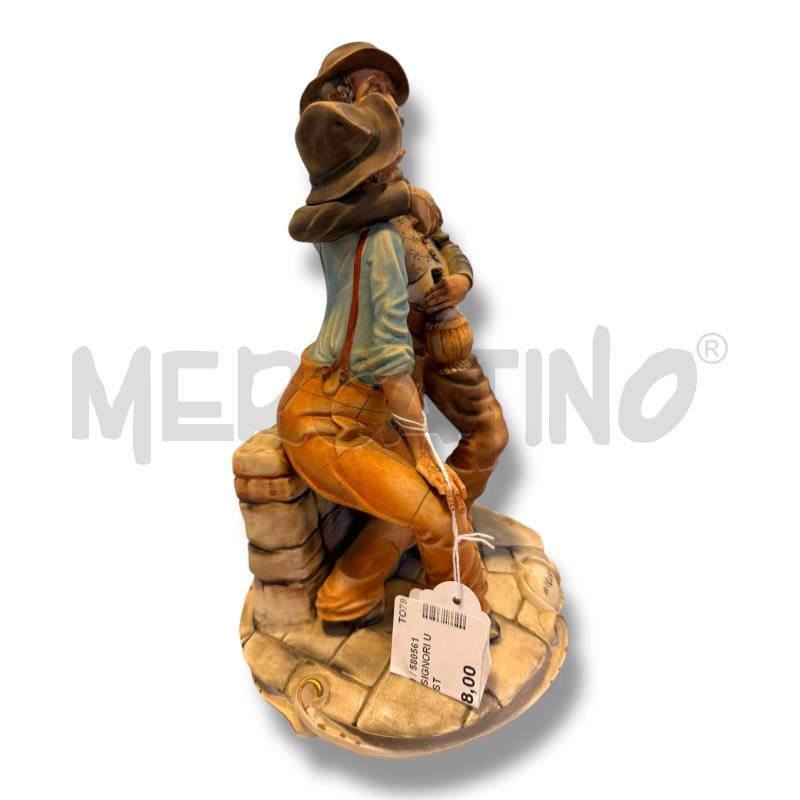 CAPODIMONTE SIGNORI UBRIACHI 30 CM STATUA NUMERATA | Mercatino dell'Usato Osasco 3