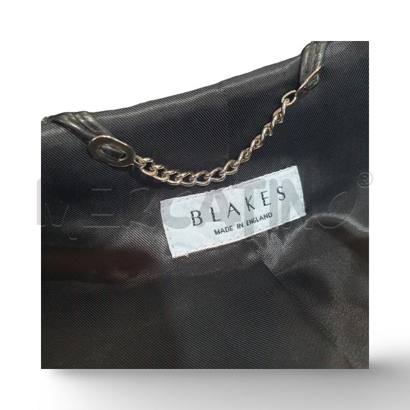 CAPPOTTO DONNA NERO LUNGO BLAKES PELLE | Mercatino dell'Usato Osasco 5