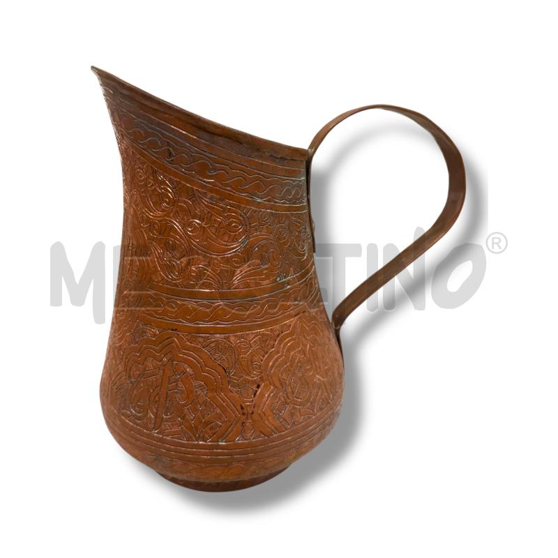CARAFFA RAME 28X23 CM DECORI INCISIONI | Mercatino dell'Usato Osasco 1