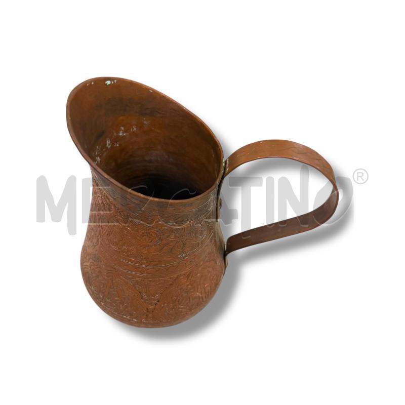 CARAFFA RAME 28X23 CM DECORI INCISIONI | Mercatino dell'Usato Osasco 2