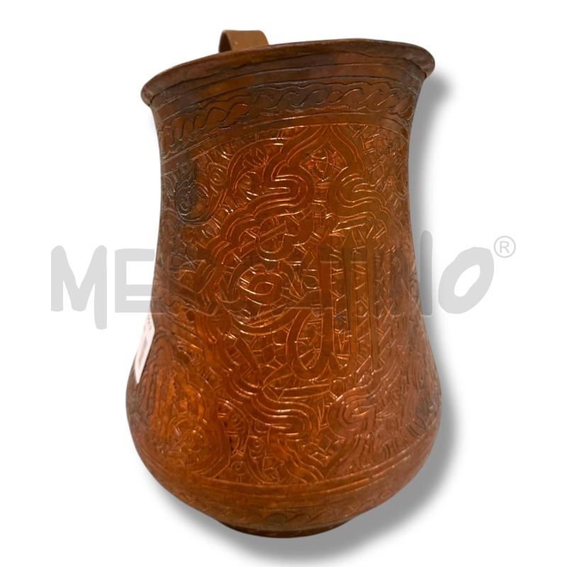 CARAFFA RAME 28X23 CM DECORI INCISIONI | Mercatino dell'Usato Osasco 3