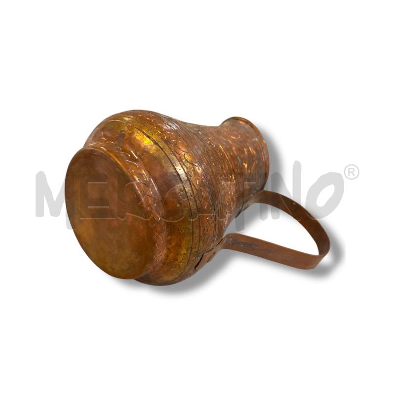 CARAFFA RAME 28X23 CM DECORI INCISIONI | Mercatino dell'Usato Osasco 4