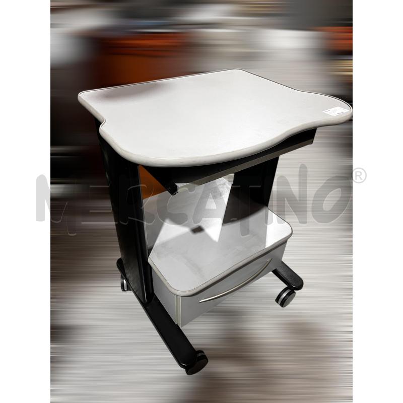 CARRELLO PORTA PC / MONITOR GRIGIO | Mercatino dell'Usato Osasco 4
