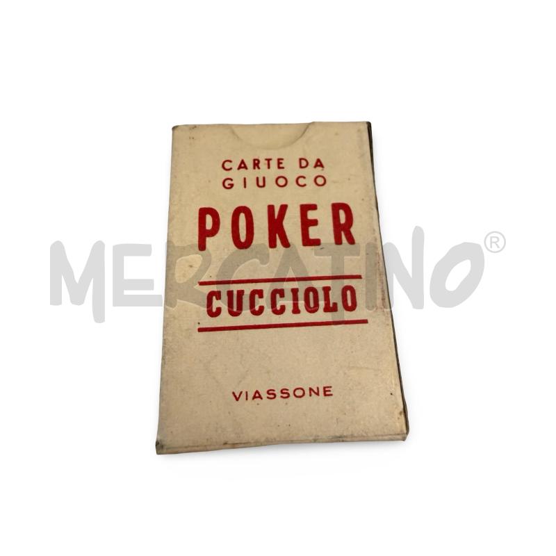CARTE DA GIOCO COMPLETO POKER CUCCIOLO VIASSONE OTTIME CONDIZIONI | Mercatino dell'Usato Osasco 1