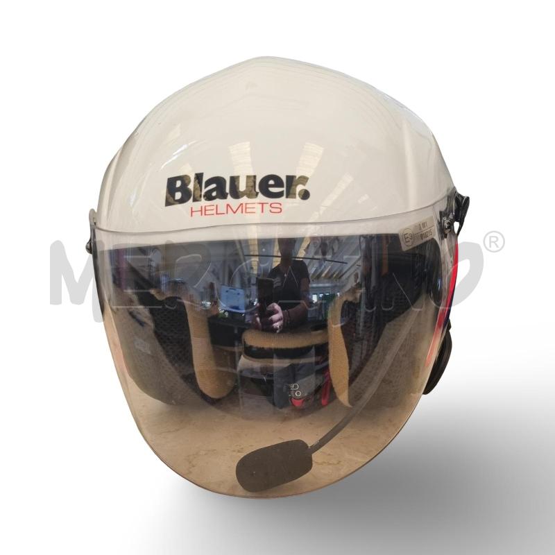 CASCO MOTO DONNA BLAUER JET BOSTON ROSSO M A NORMA ECE.22 05 CON SCATOLA PARI AL NUOVO | Mercatino dell'Usato Osasco 2
