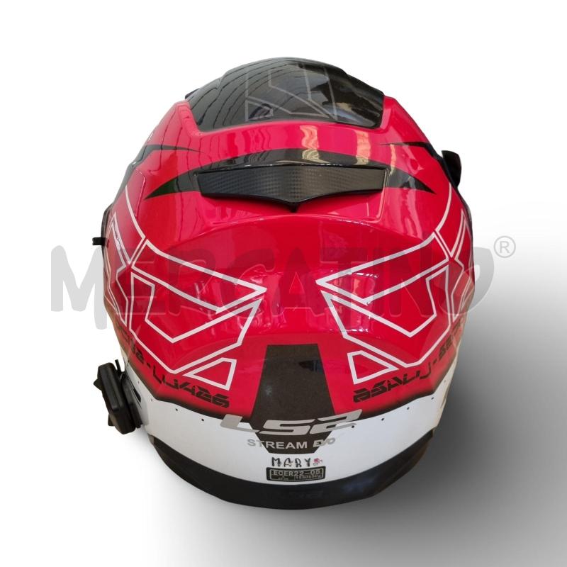CASCO MOTO LS2 ROSSO E NERO TG S | Mercatino dell'Usato Osasco 4