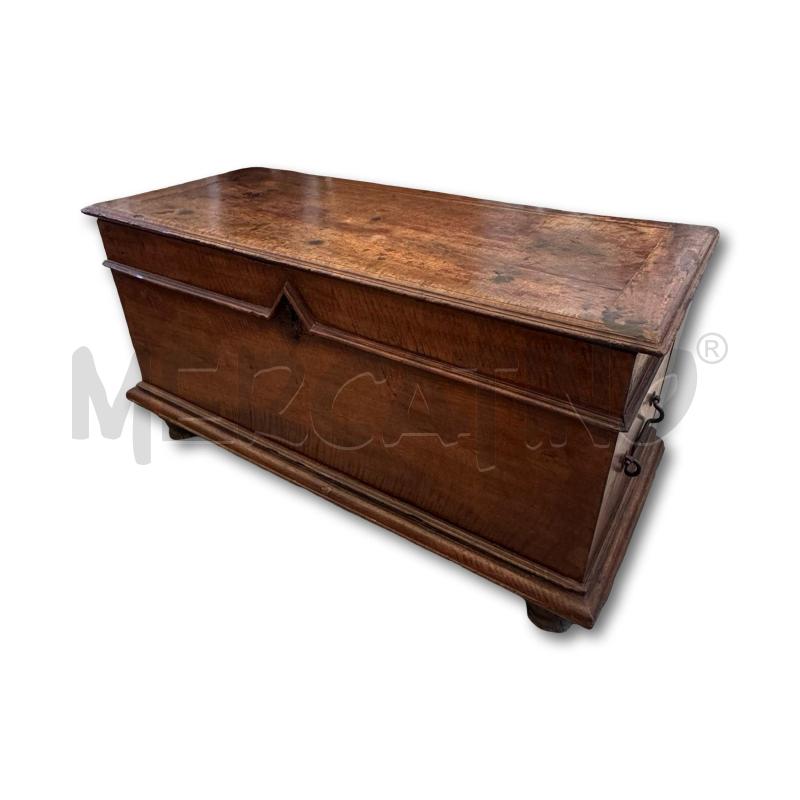 CASSAPANCA DEL 1700 PERFETTA IN NOCE 153X70X80 DI ALTEZZA | Mercatino dell'Usato Osasco 1