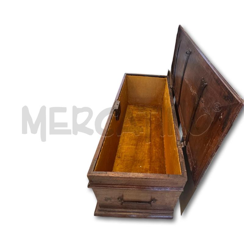 CASSAPANCA DEL 1700 PERFETTA IN NOCE 153X70X80 DI ALTEZZA | Mercatino dell'Usato Osasco 3
