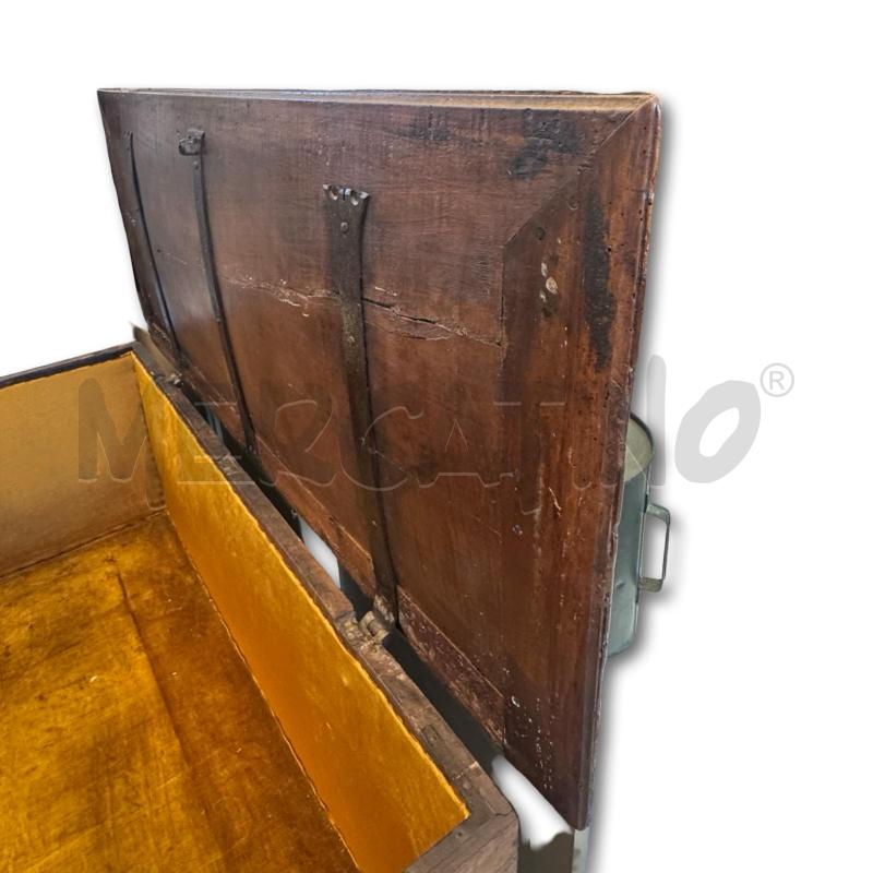 CASSAPANCA DEL 1700 PERFETTA IN NOCE 153X70X80 DI ALTEZZA | Mercatino dell'Usato Osasco 5