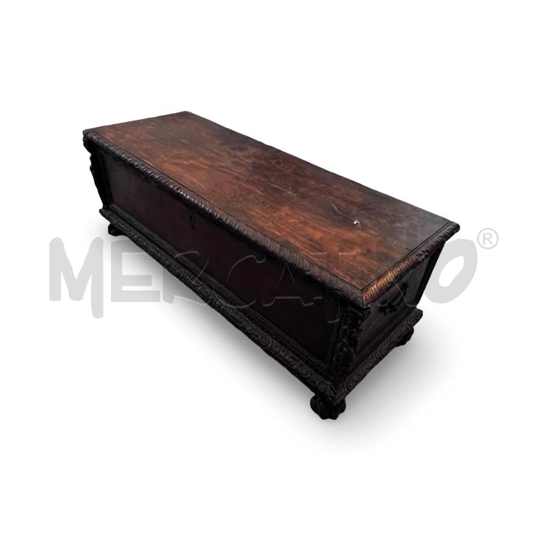 CASSAPANCA FINE 800 STILE ECLETTICO 144X60X60 NOCE | Mercatino dell'Usato Osasco 1