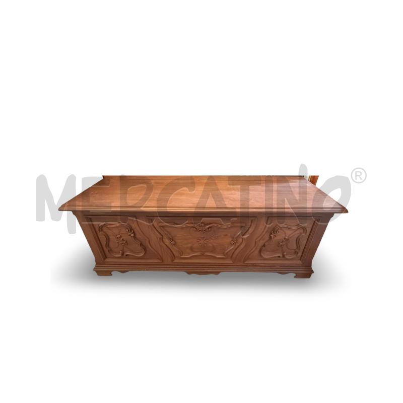 CASSAPANCA NOCE 158X50X60 CM | Mercatino dell'Usato Osasco 1