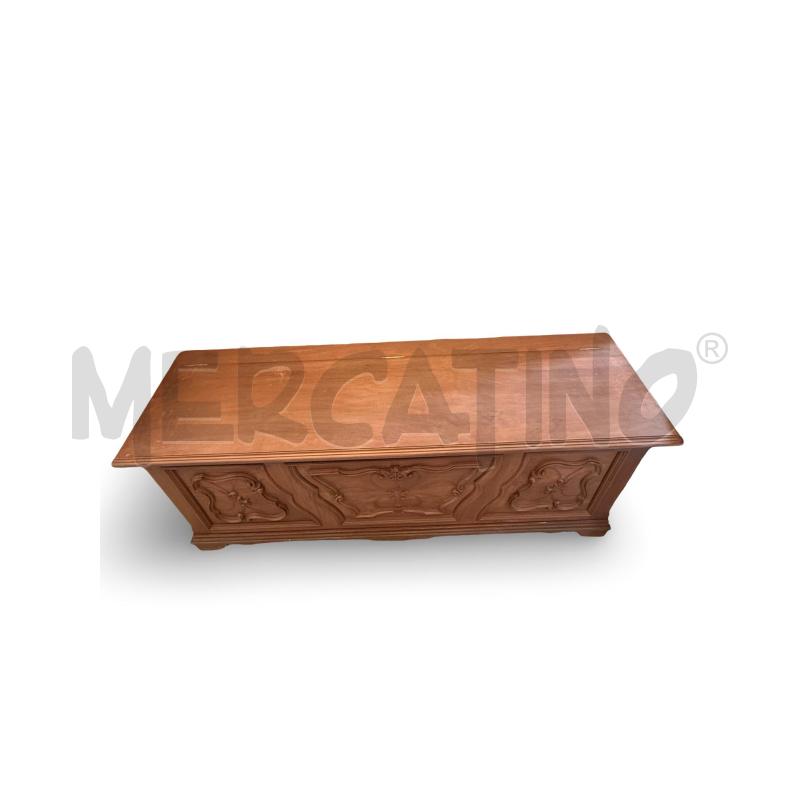 CASSAPANCA NOCE 158X50X60 CM | Mercatino dell'Usato Osasco 3