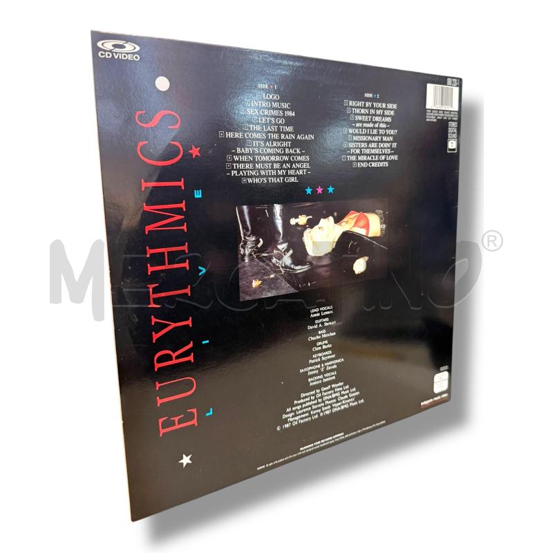 CD VIDEO EURYTHMICS LIVE | Mercatino dell'Usato Osasco 2