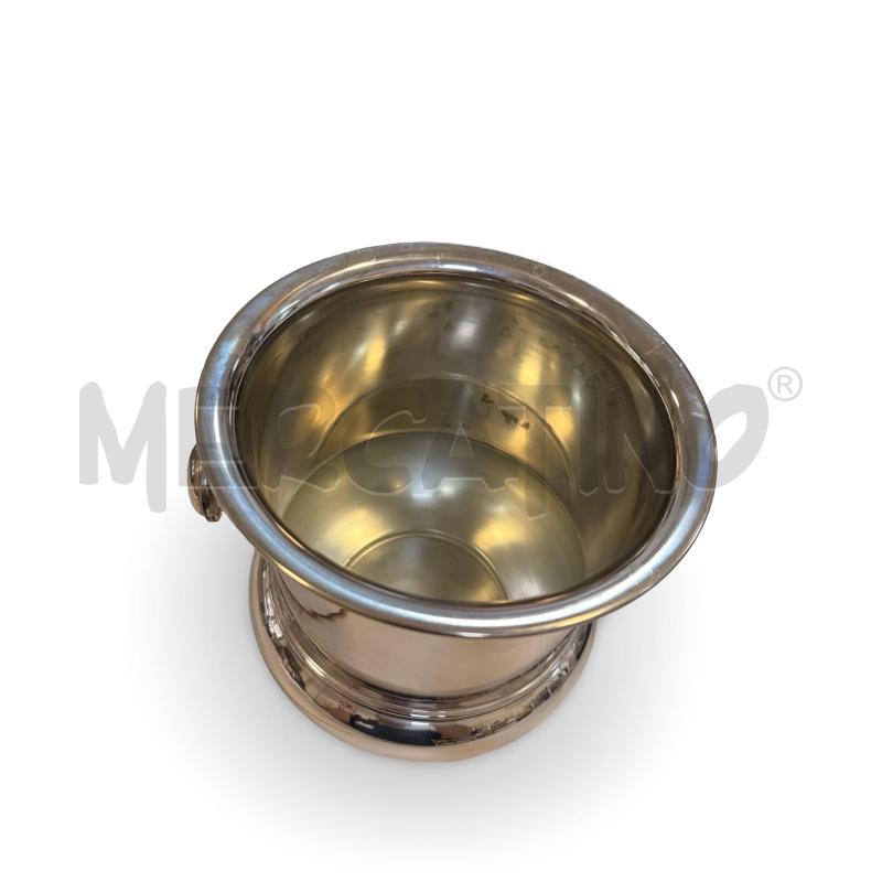 CESTELLO GHIACCIO FRATELLI FANCIULLACCI OTTONE SILVER PLATED 24X20 CM  | Mercatino dell'Usato Osasco 2